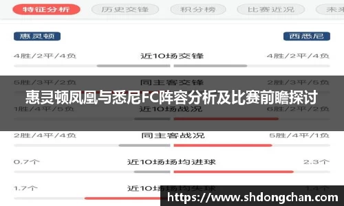 惠灵顿凤凰与悉尼FC阵容分析及比赛前瞻探讨